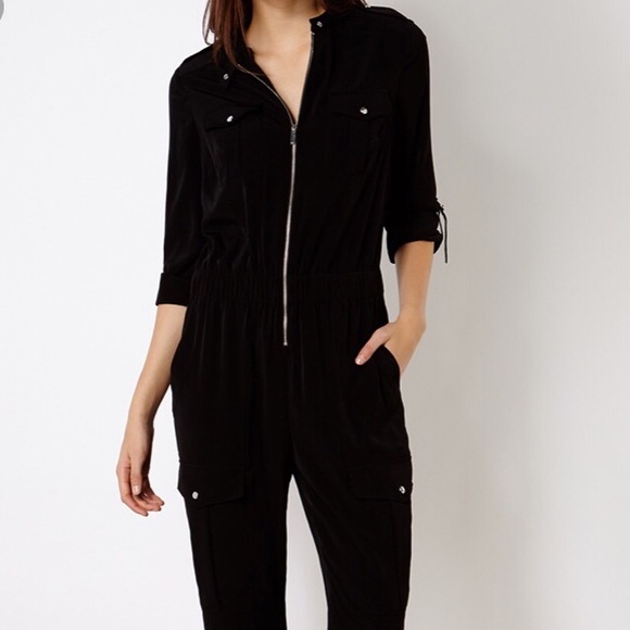 karen millen black jumpsuit